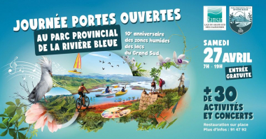 Promotion journée portes ouvertes au parc provincial de la rivière bleue